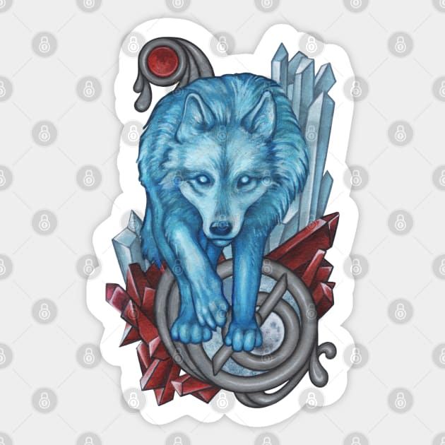 Lupus Wolf Sticker by valerieanderson